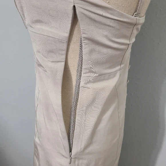 Moulinette Soeurs Khaki Spaghetti Strap Dress Size 2‎